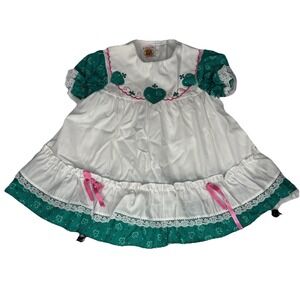 Vintage Classic Full Circle Winnie the Pooh dress Embroidered Hearts Size 26-31